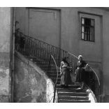 Szendrő István jelzetlen fotónegatívja, a selyemgombolyító épülete Óbudán, Budapest, Miklós tér 1., textilipar, épület, helytörténet, Horthy-korszak, 1930-as évek,  Eredeti nagyméretű fotó negatív! 