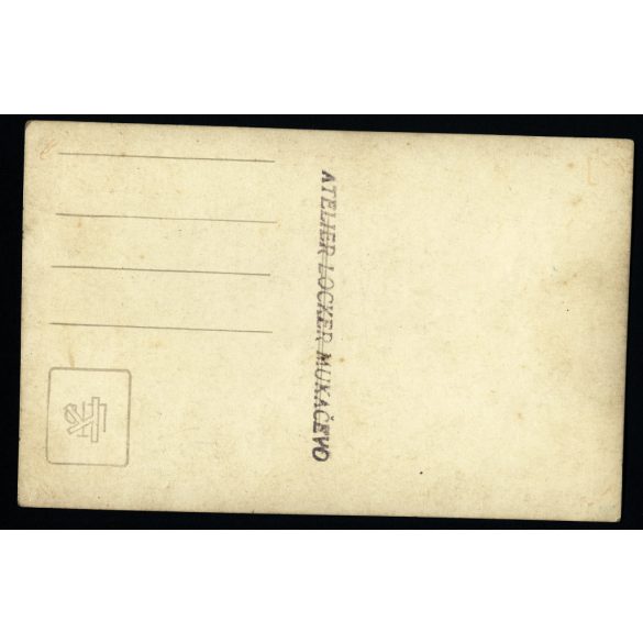 Locker műterem, Munkács (Munkacevo), Kárpátalja, menyasszony közös fotója a plébánossal, esküvő, ünnep, egyház, vallás, helytörténet, 1930-as évek, Horthy-korszak, Eredeti fotó, papírkép. 