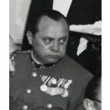 Nagyobb méret, Borsay foto, Budapest, úri társaság vacsorázik, katona, egyenruha, kitüntetés, érdemrend, 2. világháború, 1930-as évek, Horthy-korszak, Eredeti fotó, pecséttel jelzett papírkép. 