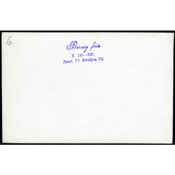 Nagyobb méret, Borsay foto, Budapest, úri társaság vacsorázik, katona, egyenruha, kitüntetés, érdemrend, 2. világháború, 1930-as évek, Horthy-korszak, Eredeti fotó, pecséttel jelzett papírkép. 