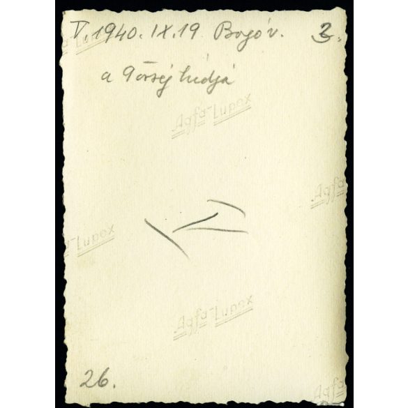 Borgó vasút, Erdély, a 9. őrség hídja, közlekedés, 2. világháború, helytörténet, 1940. szeptember 19, , 1940-es évek, Horthy-korszak, Eredeti fotó, hátulján feliratozott papírkép.   