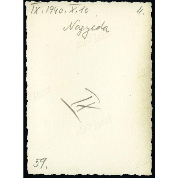 Épül a vasút, Nagyida (Veľká Ida), Felvidék, közlekedés, 2. világháború, helytörténet, 1940. október 10, , 1940-es évek, Horthy-korszak, Eredeti fotó, hátulján feliratozott papírkép.  