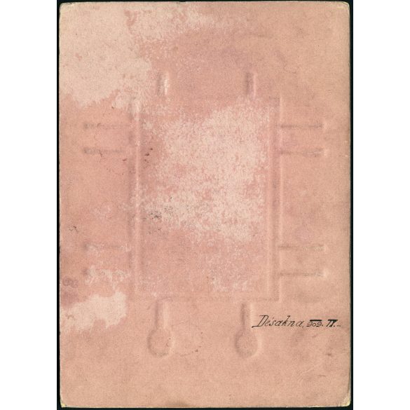 Nagyobb méret, Désakna, Erdély, elegáns kisfiú játékkutyával, néprajz, helytörténet, monarchia, 1909, 1900-as évek, Eredeti kabinetfotó, kartonra ragasztott fotó gyönyörű mélynyomott kartonon.. 