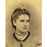 Horváth Zsigmond műterme, Szatmár (Szathmárt, Szatmárnémeti), Erdély,  elegáns nő portréja,  műterme, monarchia, 1870-es évek, Eredeti CDV, vizitkártya fotó, ritka műterem. 