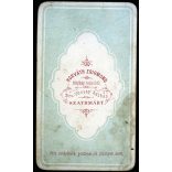Horváth Zsigmond műterme, Szatmár (Szathmárt, Szatmárnémeti), Erdély,  elegáns nő portréja,  műterme, monarchia, 1870-es évek, Eredeti CDV, vizitkártya fotó, ritka műterem. 