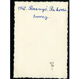 Rákóczi őrtorony,  Rozsnyó, Felvidék (Szlovákia),  városkép, Fő tér,  épület, 2. világháború, 1942, , 1940-es évek, Horthy-korszak, Eredeti fotó, hátulján feliratozott papírkép.  