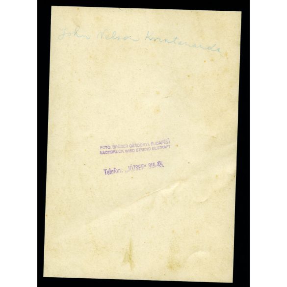 Nagyobb méret, Sudhu John Christananda hindu lutheránus vándorprédikátor, Budapest, istentiszteletet tartott a Deák téri evangélikus templomban, vallás, egyház, 1930., 1930-as évek, Horthy-korszak, Eredeti fotó, pecséttel jelzett papírkép. 