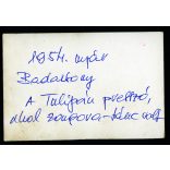 A Tulipán presszó, Badacsony, Balaton, vendéglátás, kommunizmus, helytörténet, 1954, 1950-es évek, Eredeti fotó, hátulján feliratozott papírkép. 