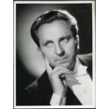 Nagyobb méret, Páger Antal színművész, színház, mozi, film, művész, Férfihűség című film,   Horthy-korszak, 1940-es évek, Eredeti fotó, hátulján feliratozott papírkép. 