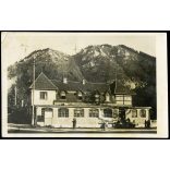 Hotel-Restaurant Turcu, Poiana Brașov (Brassópojánás), Erdély, Románia, 1950-es évek, kommunizmus, Eredeti képeslap fotó, papírkép.  