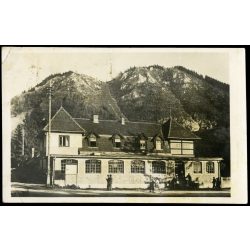   Hotel-Restaurant Turcu, Poiana Brașov (Brassópojánás), Erdély, Románia, 1950-es évek, kommunizmus, Eredeti képeslap fotó, papírkép.  