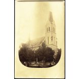 Kisboldogasszony Bazilika, Máriaremete, Budapest, vallás, egyház, helytörténet, 1910-es évek, monarchia, Eredeti fotó, papírkép.  
