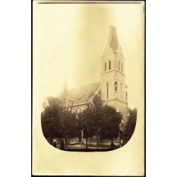   Kisboldogasszony Bazilika, Máriaremete, Budapest, vallás, egyház, helytörténet, 1910-es évek, monarchia, Eredeti fotó, papírkép.  