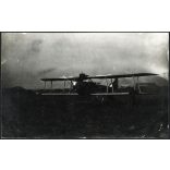 Hansa-Brandenburg C.I (?) katonai repülőgép, 1. világháború, jármű, közlekedés, aviatika1910-es évek, monarchia, Eredeti fotó, papírkép.  