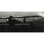 Hansa-Brandenburg C.I (?) katonai repülőgép, 1. világháború, jármű, közlekedés, aviatika1910-es évek, monarchia, Eredeti fotó, papírkép.  