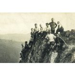 „Újpesti természetbarátok Photo osztálya”, Dobogókő (?), kirándulás, turista, turizmus, 1920-as évek, Horthy-korszak. Eredeti fotó, pecséttel jelzett papírkép.  
