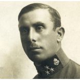 Magyar távírász őrmester egyenruhában, érdemrendekkel, 1. világháború, katona,  1910-es évek, monarchia,. Eredeti fotó, papírkép. 