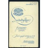 Liederhoffer Vilmos műterme, elegáns férfi bajusszal, Budapest, portré, 1890-es évek, Eredeti CDV, vizitkártya fotó. 